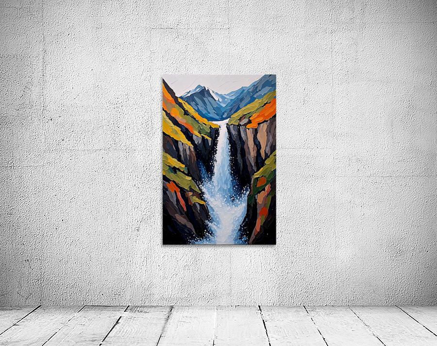 Scenic Waterfall 4 Wall Preview