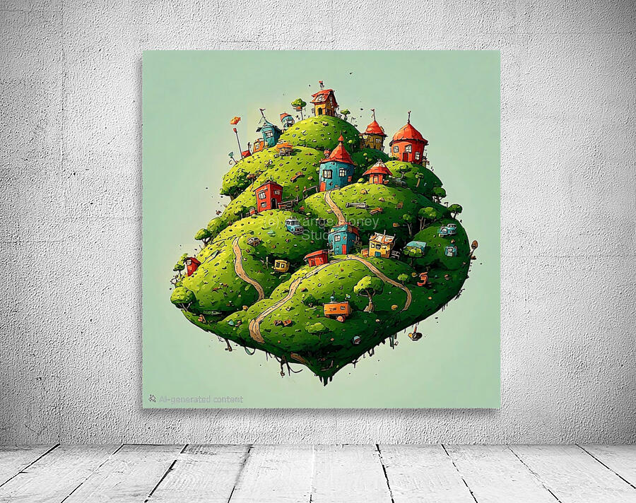 Floating City Wall Preview