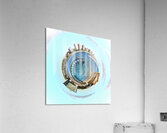 374 Seaside Spiral Acrylic Print