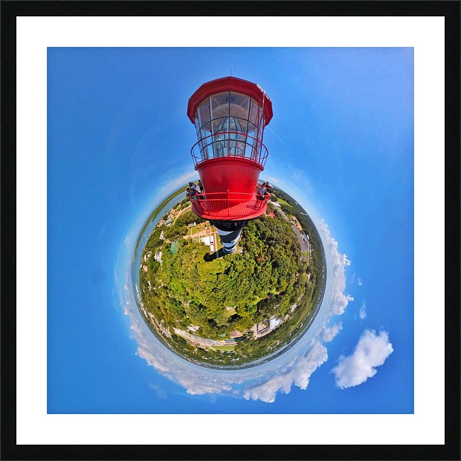 225B View from the Top Picture Frame print