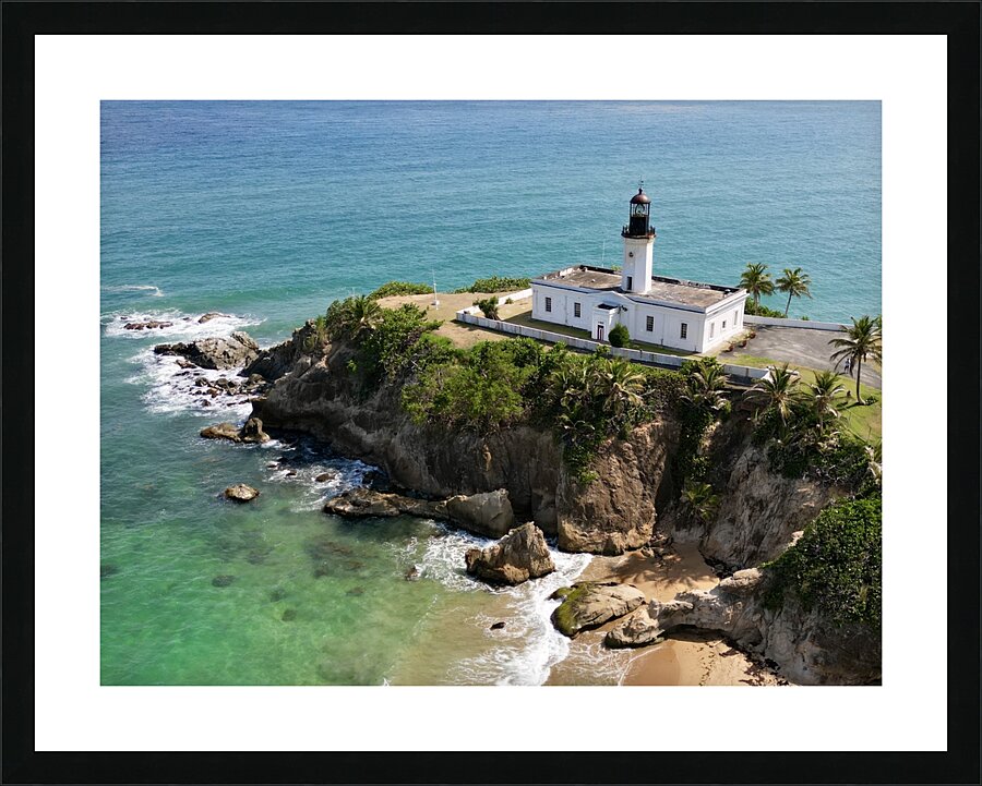  68 Punta Tuna Lighthouse P.R. Picture Frame print