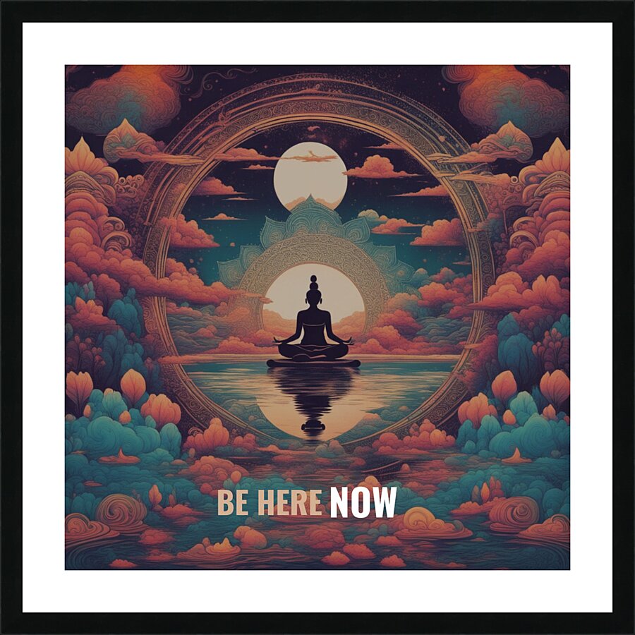 Be here Now Impression et Cadre photo
