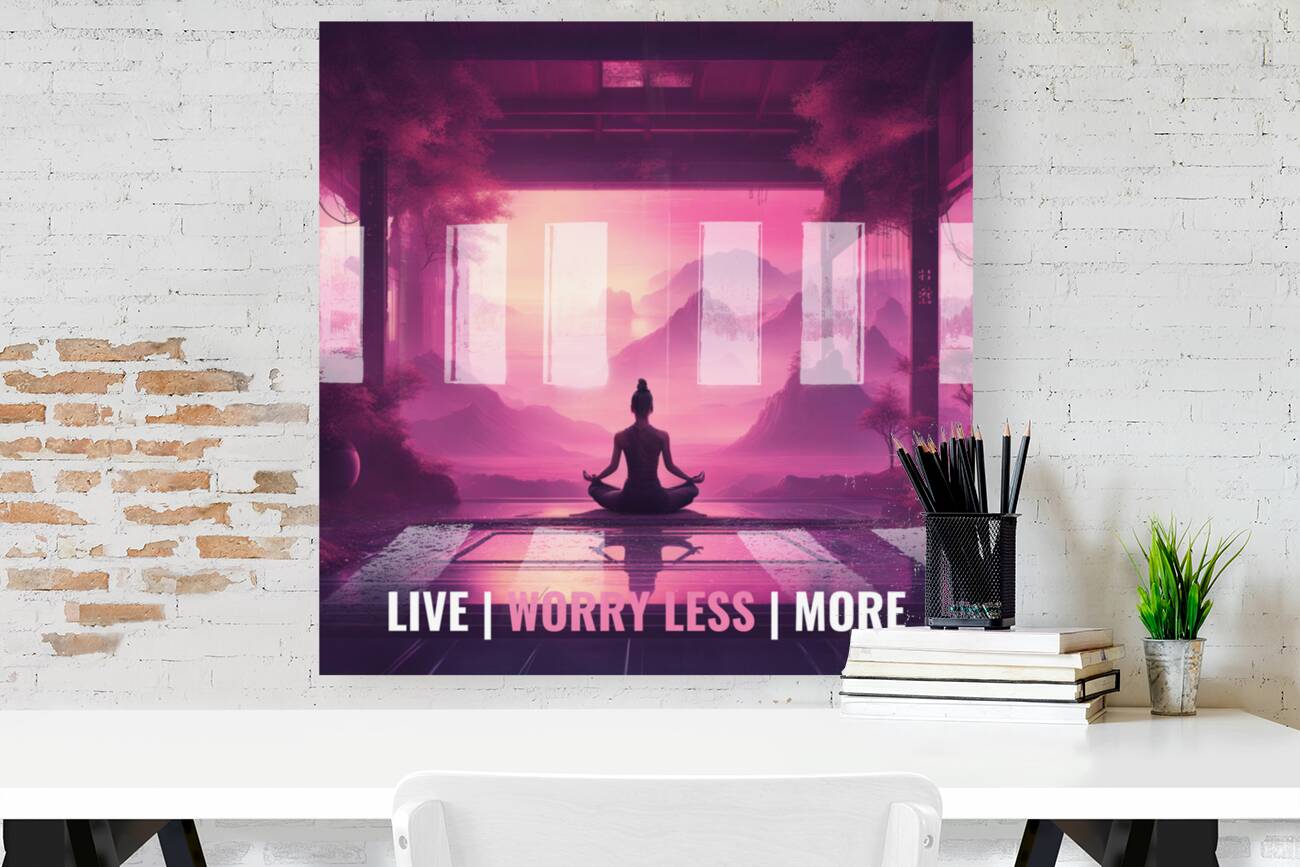 Live More Worry Less Reproduction