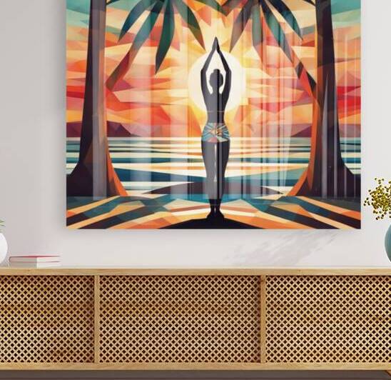 041 Yoga Girl by ec360view