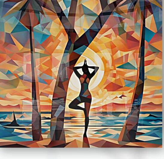 042 Yoga Girl by ec360view