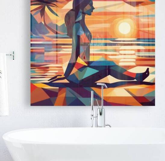 044 Yoga Girl by ec360view