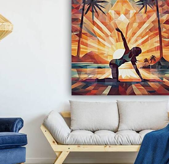 050 Yoga Woman by ec360view