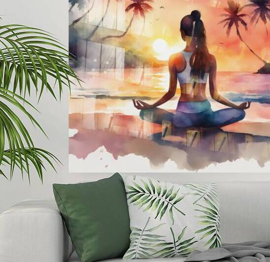032 Yoga Girl by ec360view