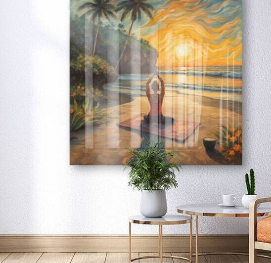 061 Yoga Woman by ec360view
