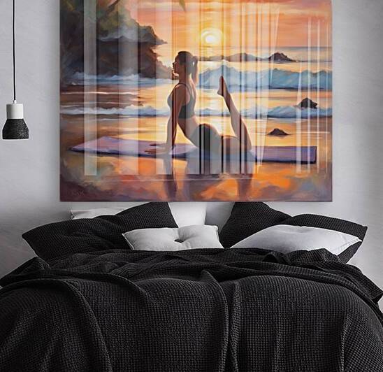 052 Yoga Woman by ec360view