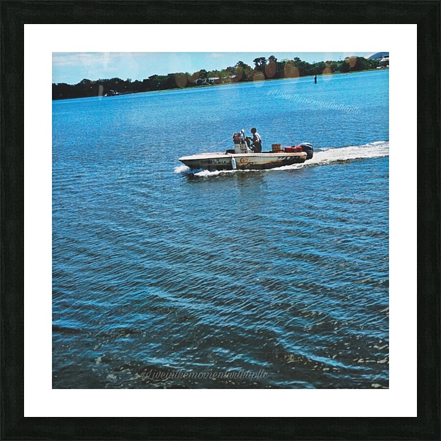 Boat life  Picture Frame print