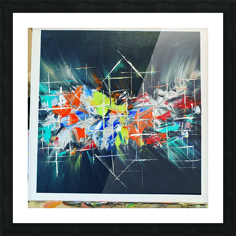 Color Me Free Picture Frame print