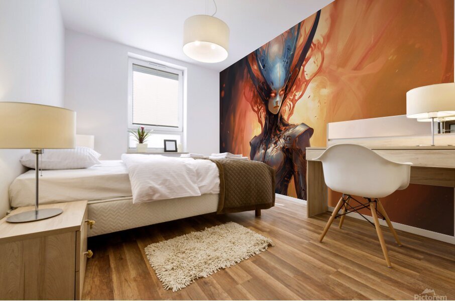 Otherworld Queen Fantasy Painting Mural print