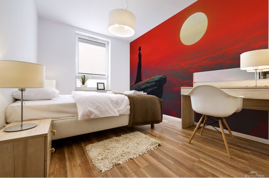 Red Sky Mural print
