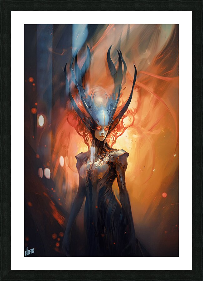 Otherworld Queen Fantasy Painting Picture Frame print