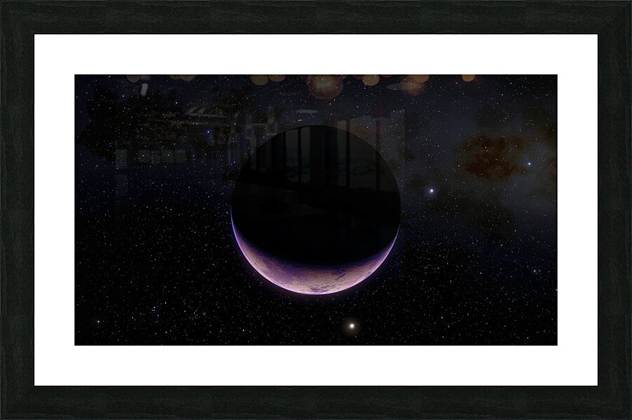 Planet Astralith Picture Frame print