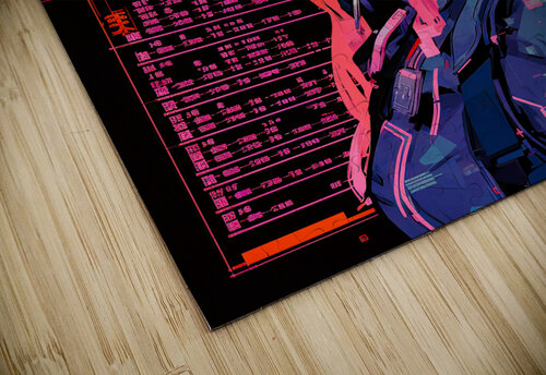 Synthwave Red 003 Donnie Maynard Christianson puzzle