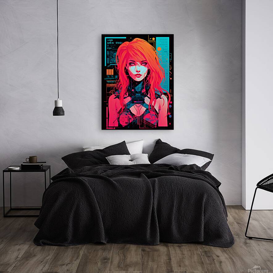 Synthwave Red 001 Reproduction