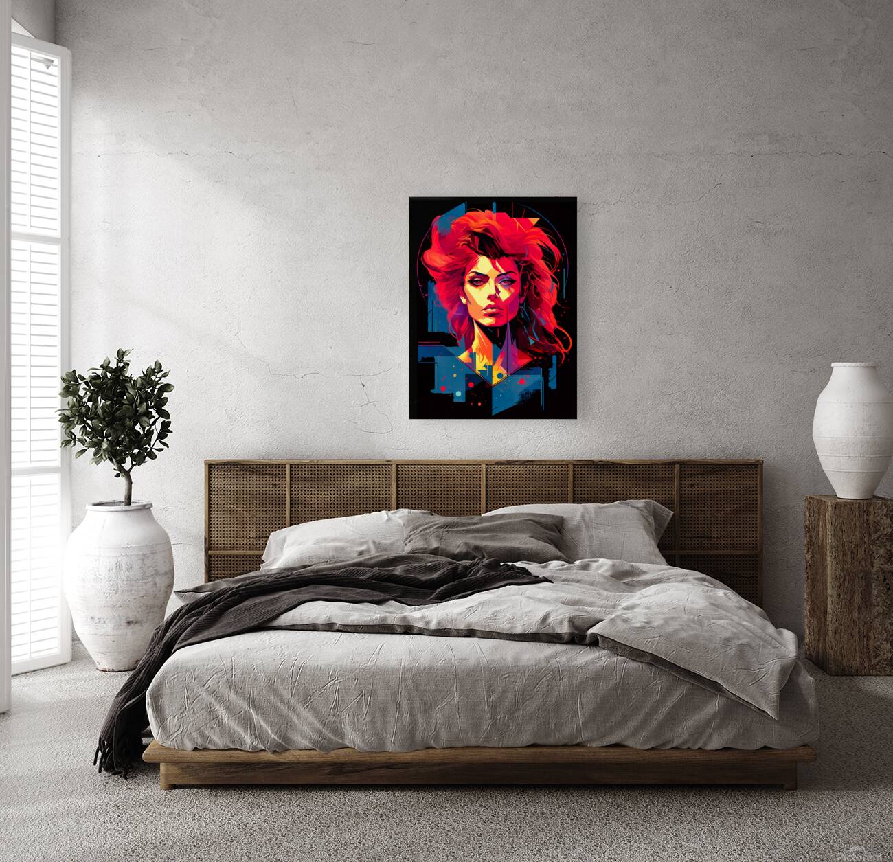Synthwave Red 002 Reproduction