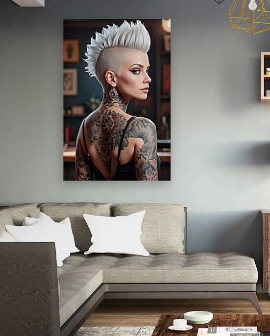 Inked Lady by Donnie Maynard Christianson