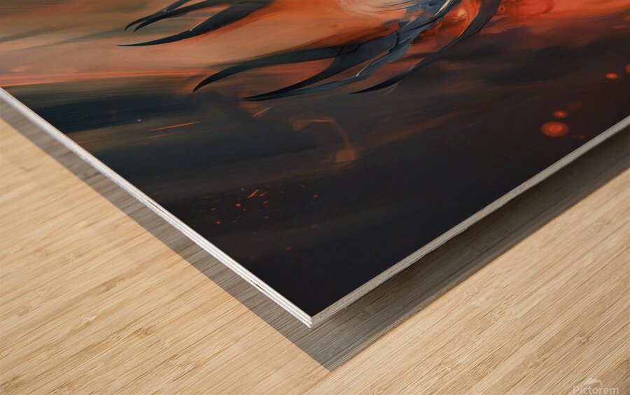 Otherworld Queen Fantasy Painting Wood print