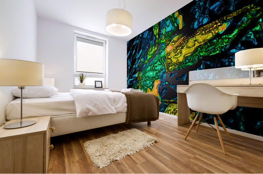 Tangled Transformation 4 Mural print