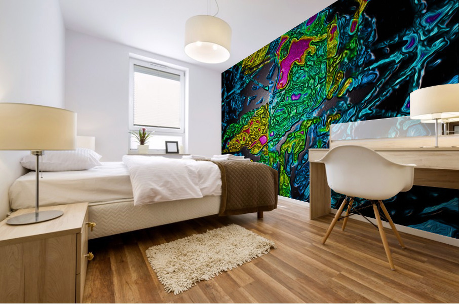 Tangled Transformation 7 Mural print