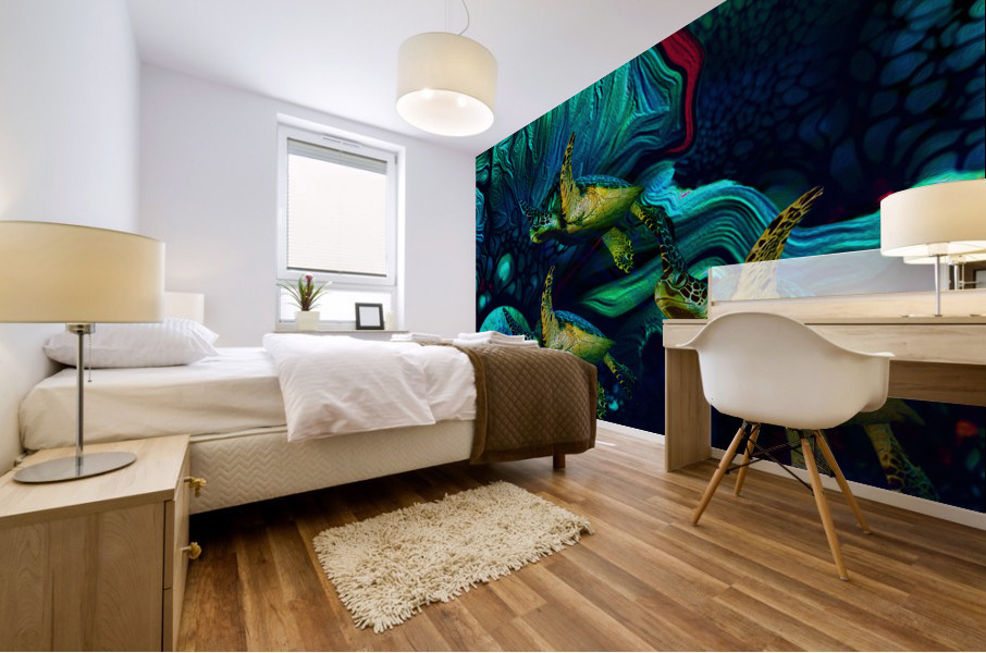 Turtles en Saison 8 Mural print