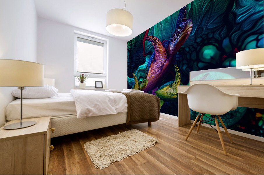 Turtles en Saison 5 Mural print