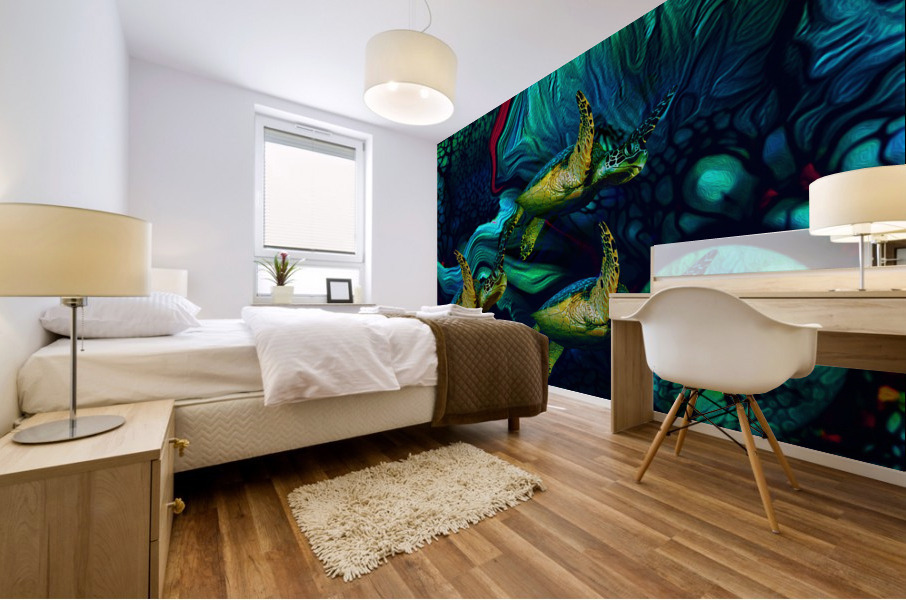 Turtles en Saison 7 Mural print