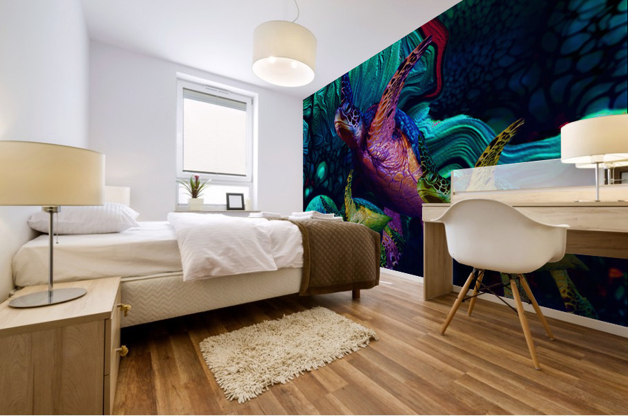 Turtles en Saison 6 Mural print