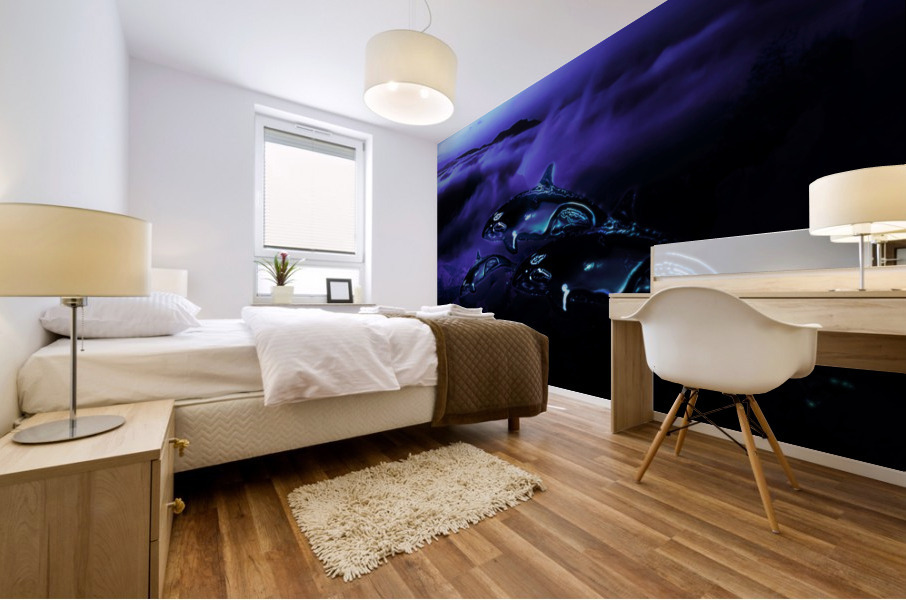 Purple Moon 2 Mural print
