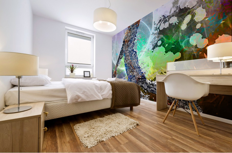 Raging Fury 2 Mural print