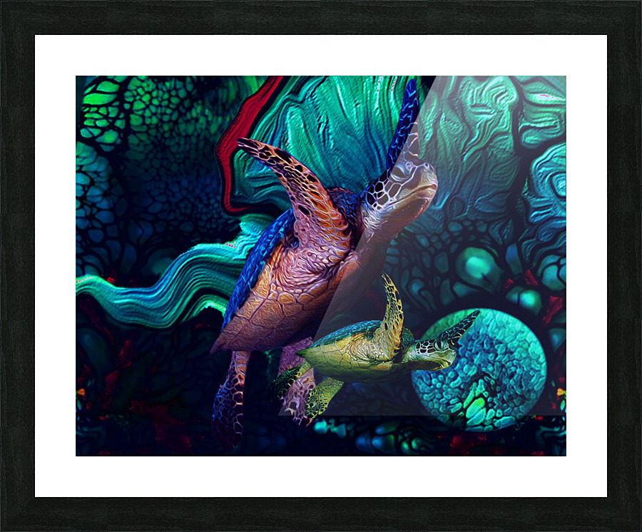 Turtles en Saison 3 Picture Frame print