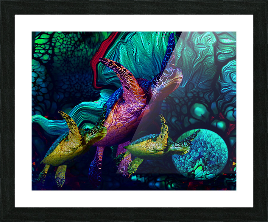 Turtles en Saison 5 Picture Frame print