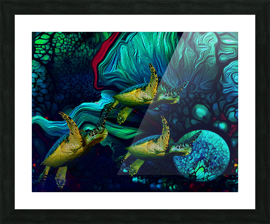 Turtles en Saison 7 Picture Frame print