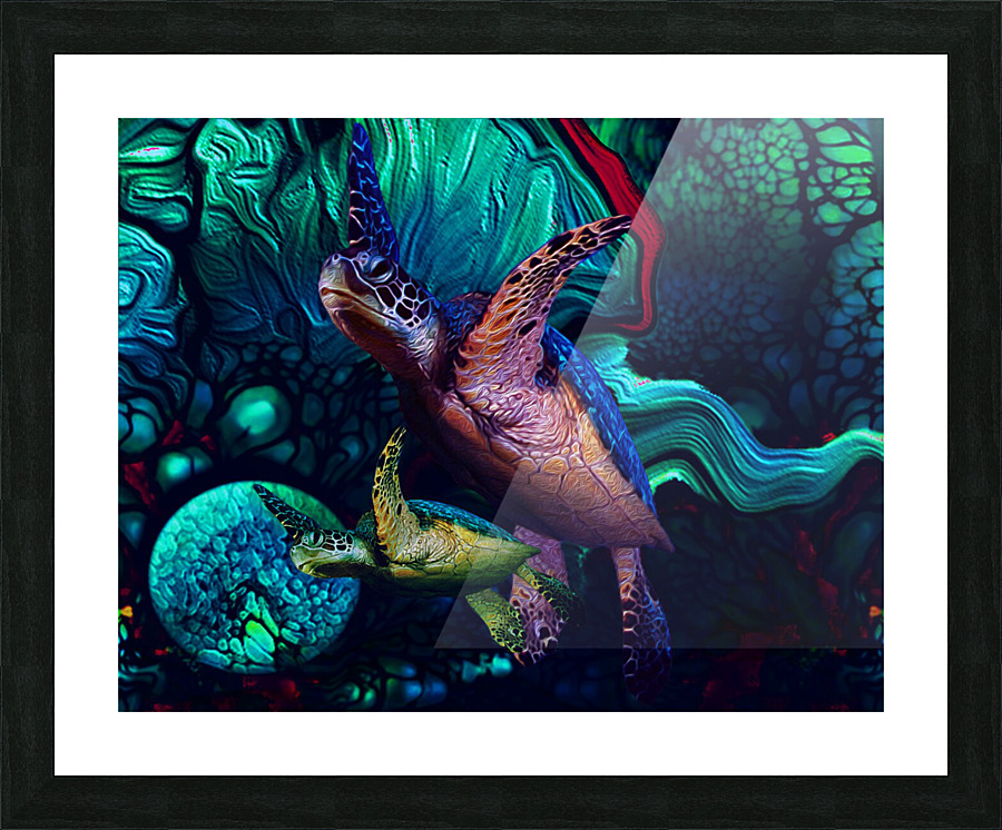 Turtles en Saison 4 Picture Frame print