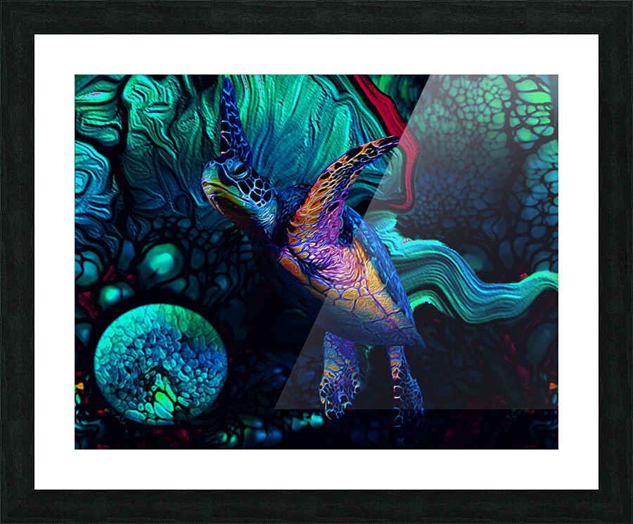 Turtles en Saison 2 Picture Frame print