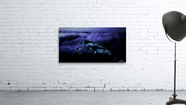 Purple Moon 4 Wall Preview