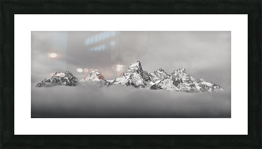 In the Clouds Panorama Picture Frame print