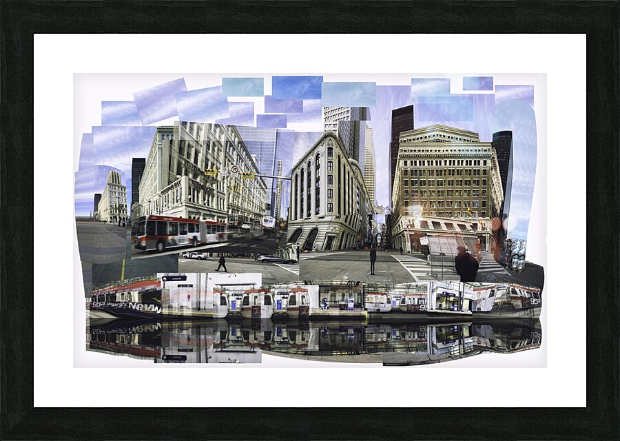 Street Scene  2 Picture Frame print