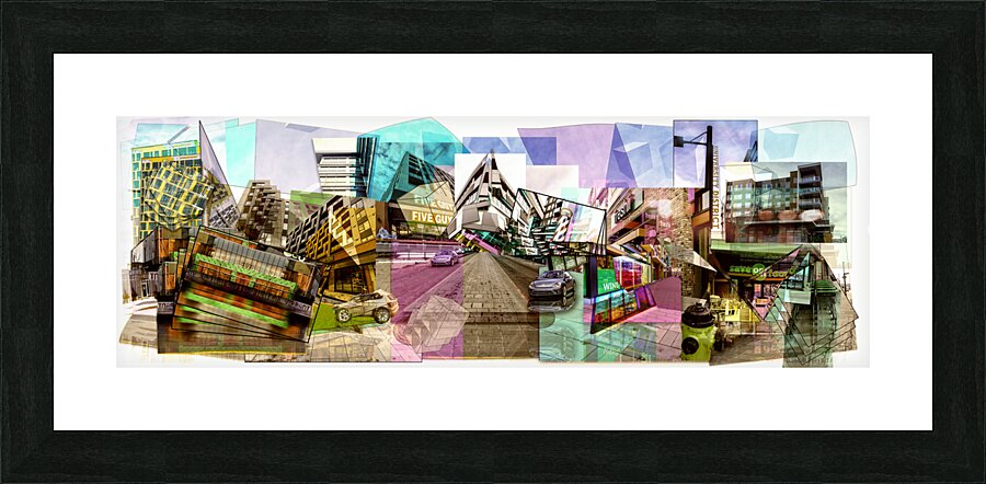 University District Picture Frame print