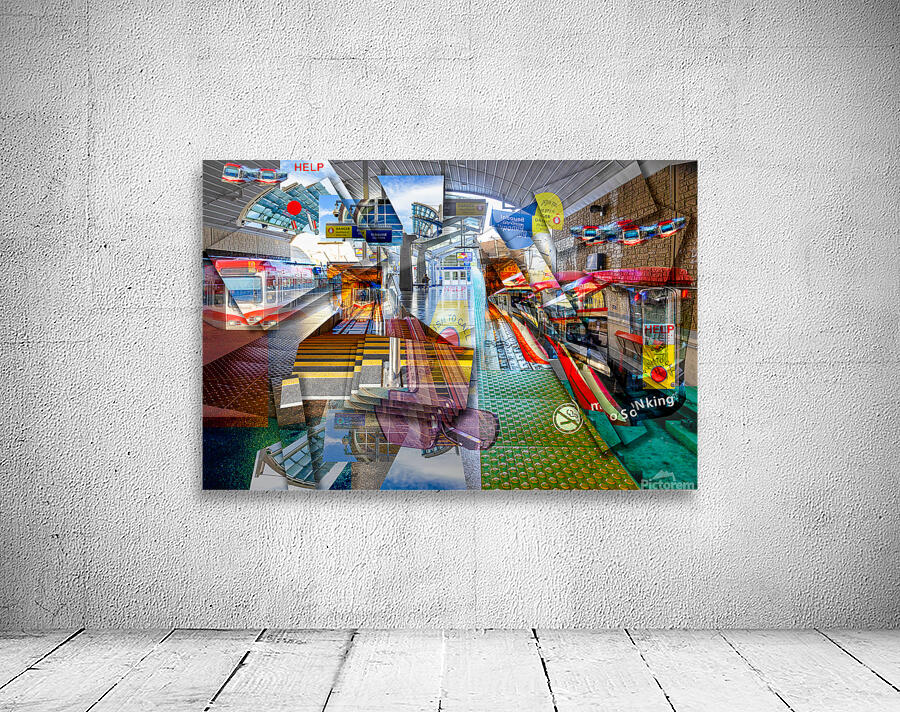 69 St. Train Station Wall Preview