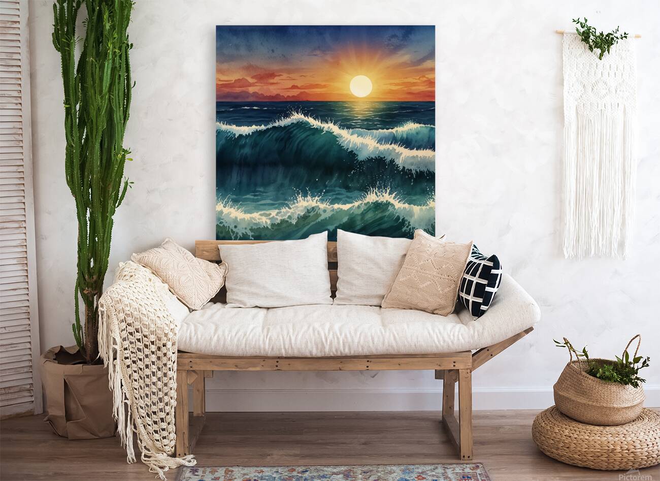 Leonardo Lightning XL Water color style for sea a Reproduction