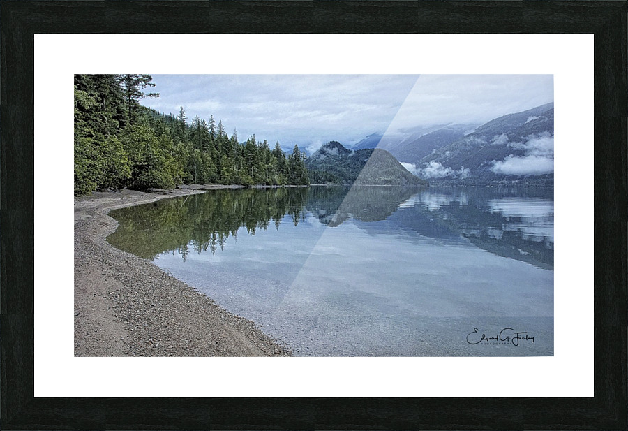 Slocan Lake Picture Frame print