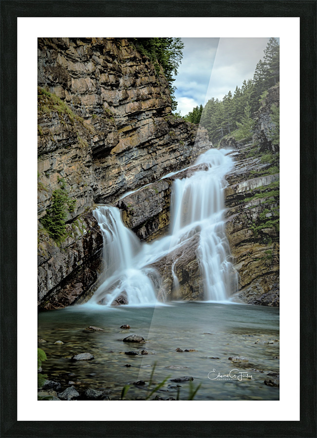 Cameron Falls Picture Frame print