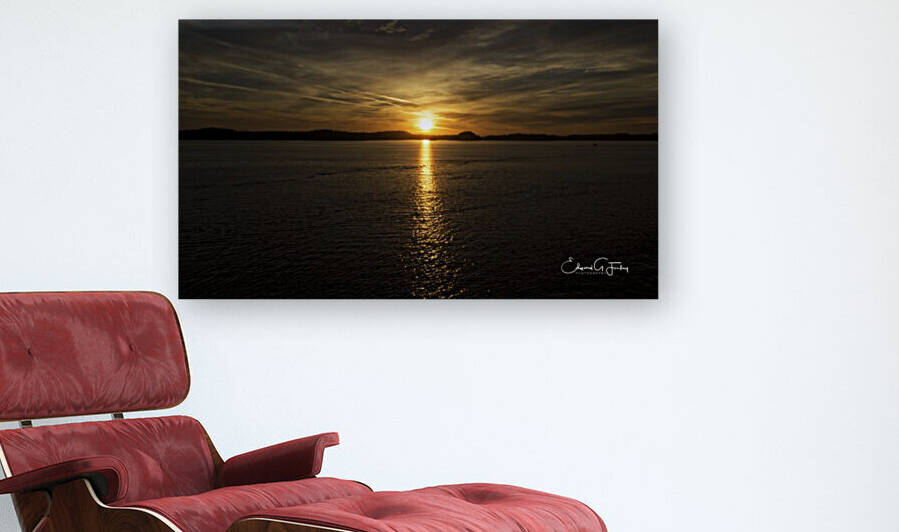 Sunset on Digby Island by Edward Finlay