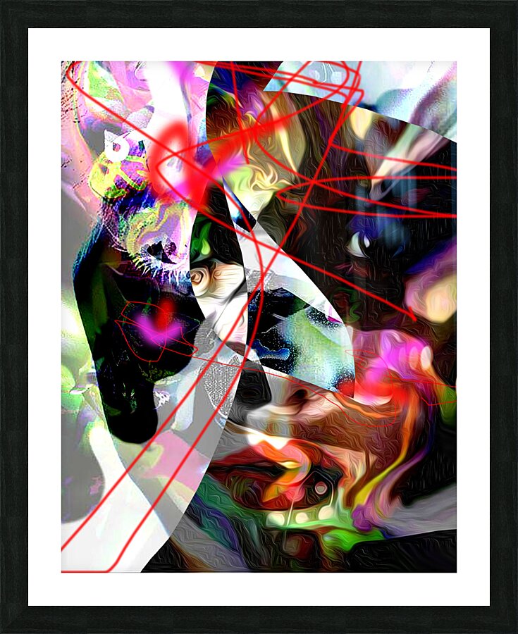 BRUCCYA FUCK Picture Frame print