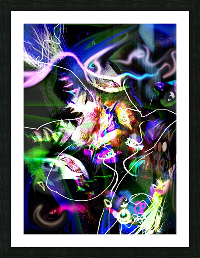 DEER DANCE FINAL337777 Picture Frame print