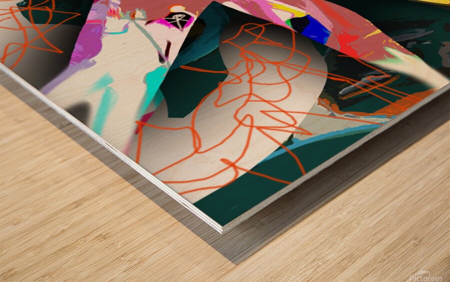 POSA.55555555 Wood print